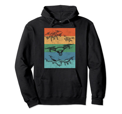 Quadcopter Drone Pilot Quadrotor Hoodie - Casual Everyday Wear for Adults - T-Shirt, Sweatshirt, Hoodie