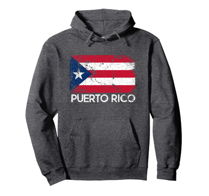 Puerto Rican Flag Made Puerto Hoodie - Casual Everyday Wear for Adults - T-Shirt, Sweatshirt, Hoodie
