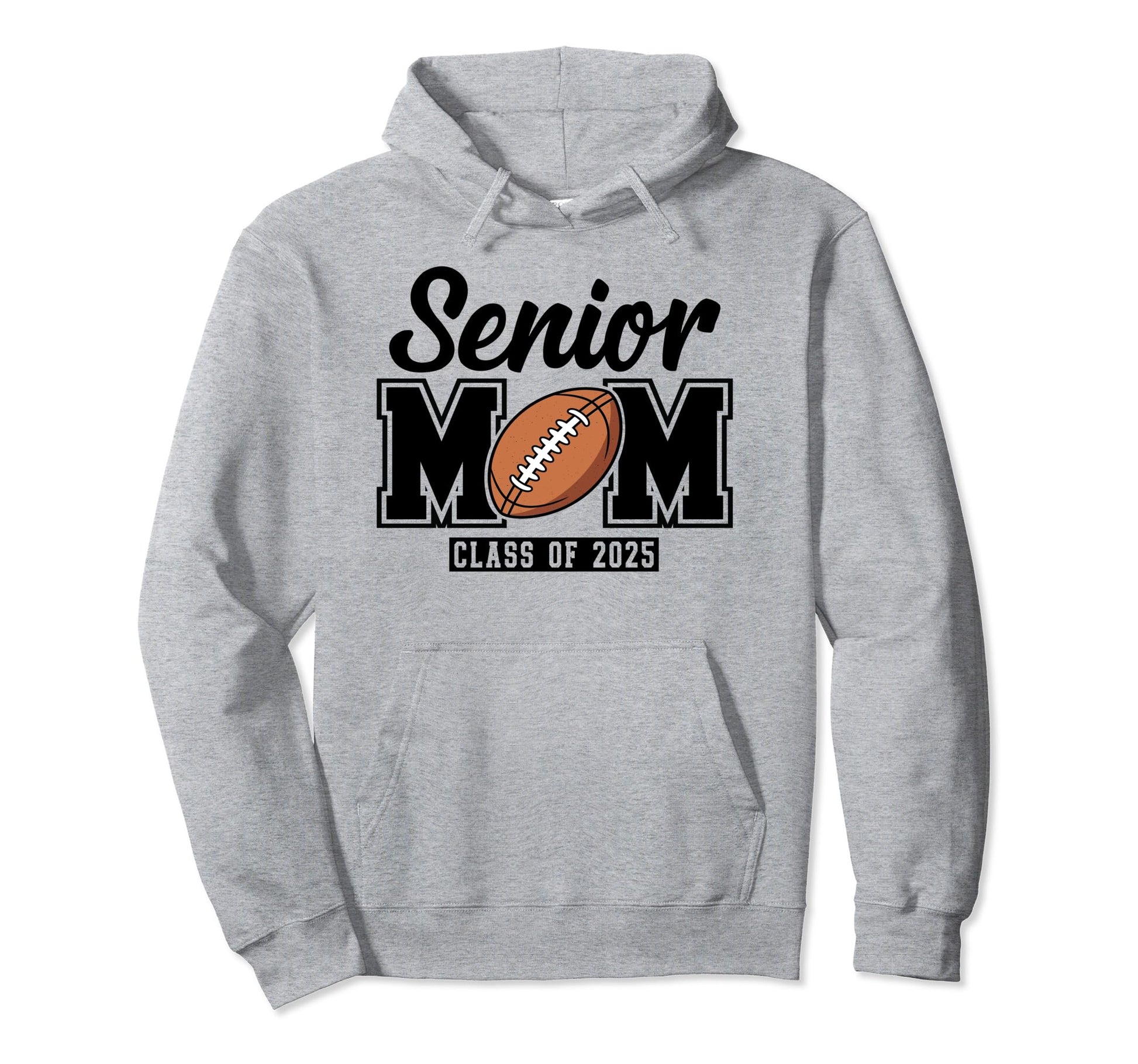Senior Football Mom 2025 Game Day Spirit Hoodie - Unique Graphic Unisex - T-Shirt, Sweatshirt, Hoodie