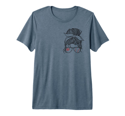 Home Run Hero Proud Baseball Mom Tri T-Shirt - Trendy Graphic Men Women - T-Shirt, Sweatshirt, Hoodie