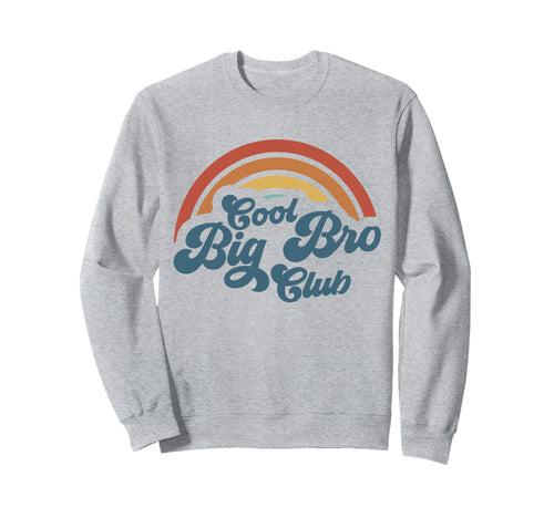 Big Bro Club Groovy Rainbow Big Sweatshirt - Minimalist Print Men Women - T-Shirt, Sweatshirt, Hoodie