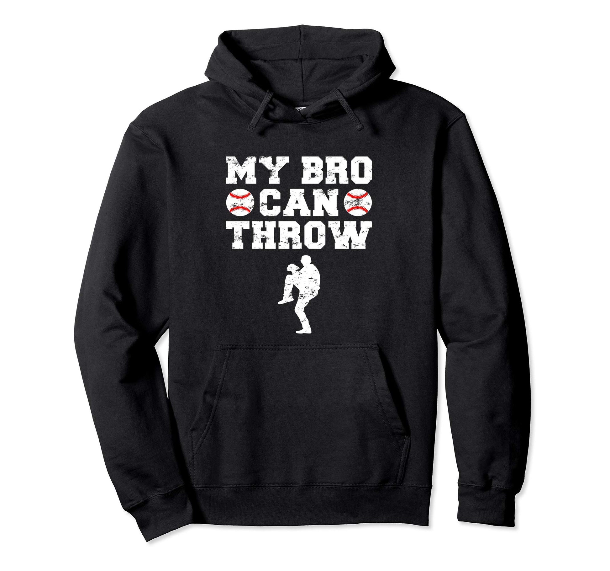 Baseball Brother Sister Funny Hoodie - Casual Everyday Wear for Adults - T-Shirt, Sweatshirt, Hoodie