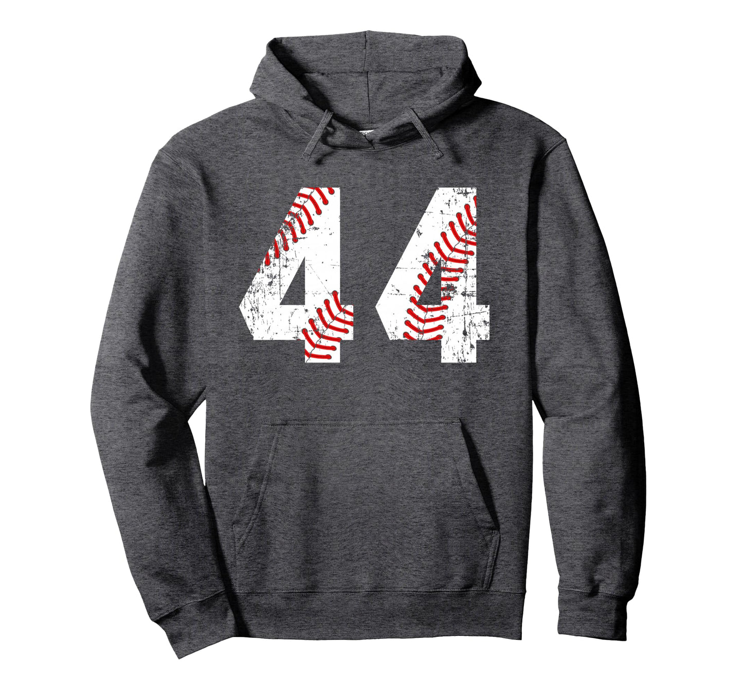 Baseball 44 Jersey Number Hoodie - Streetwear Style Men Women - T-Shirt, Sweatshirt, Hoodie