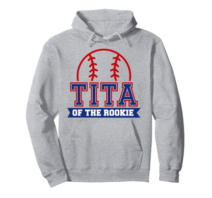 Tita Rookie 1St Birthday Baseball Theme Hoodie - Novelty Apparel Men Women - T-Shirt, Sweatshirt, Hoodie