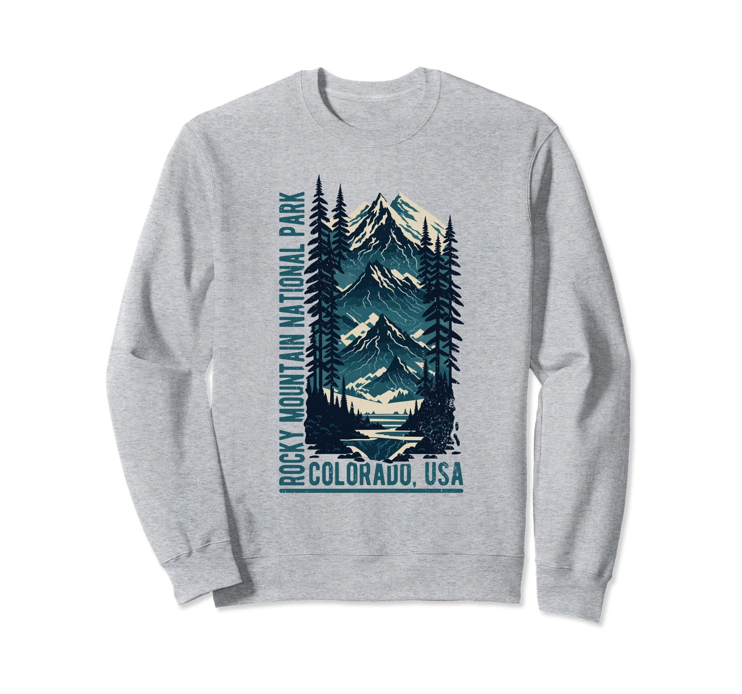 Rocky Mountain National Park Scenic Sweatshirt - Streetwear Style Men Women - T-Shirt, Sweatshirt, Hoodie