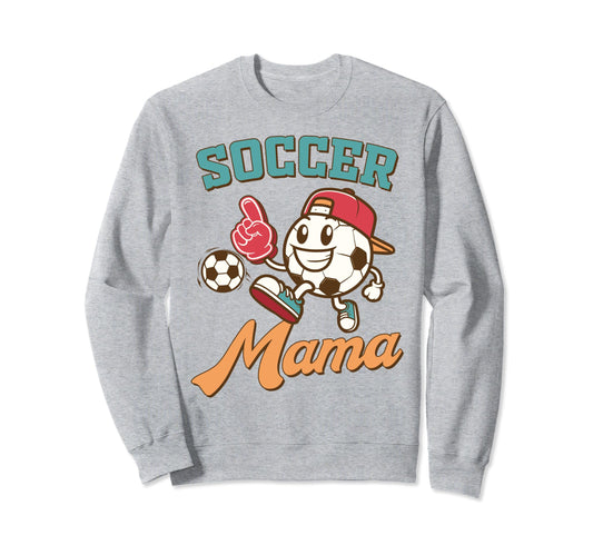 Soccer Mom Game Day Family Sweatshirt - Fun Novelty Design for Adults - T-Shirt, Sweatshirt, Hoodie