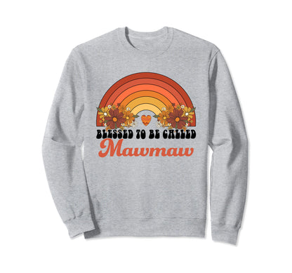 Blessed To Be Called Mawmaw Sweatshirt - Aesthetic Graphic for Adults - T-Shirt, Sweatshirt, Hoodie