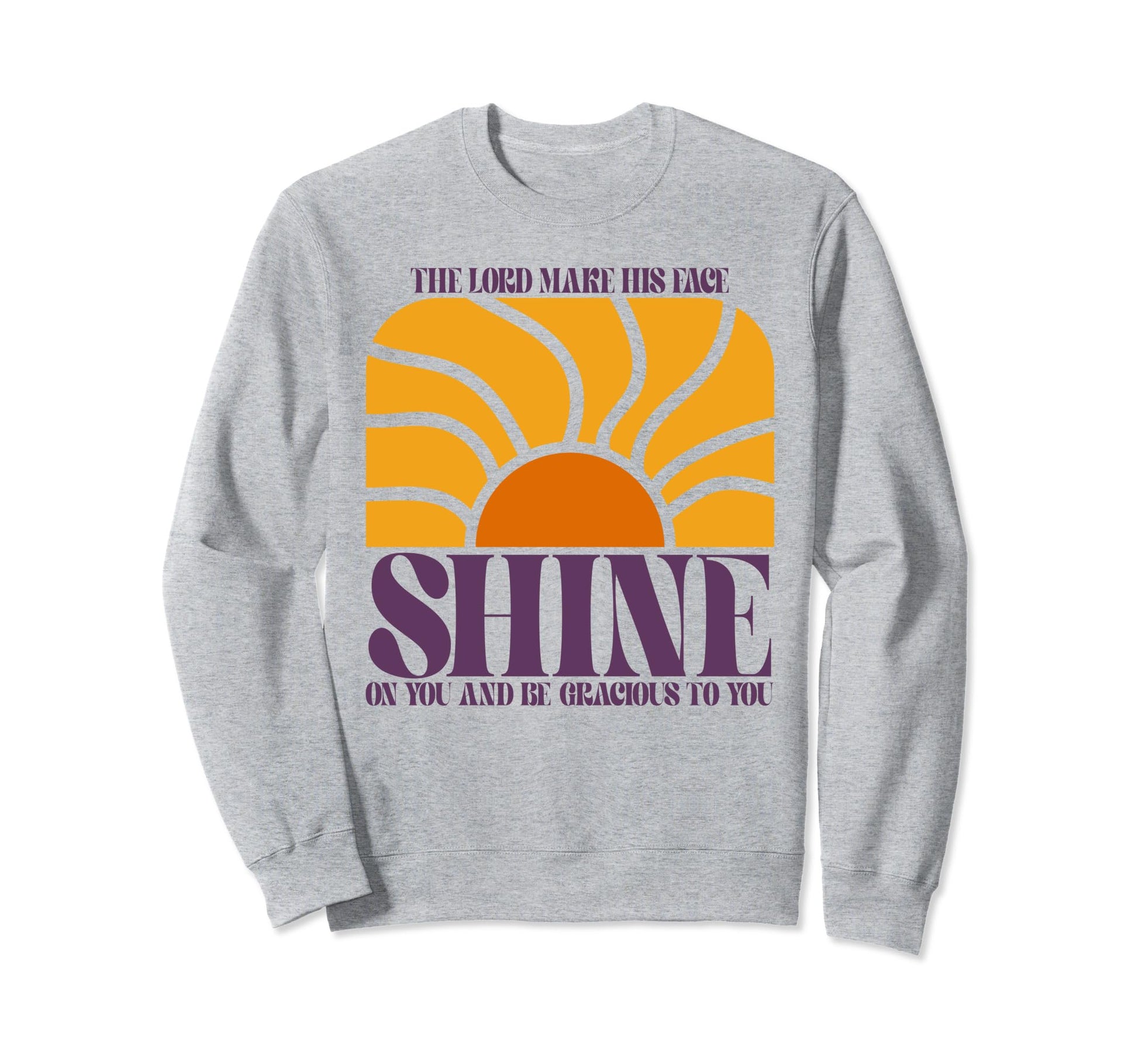 Shine Groovy Boho Sun Jesus Sweatshirt - Streetwear Style for Adults - T-Shirt, Sweatshirt, Hoodie