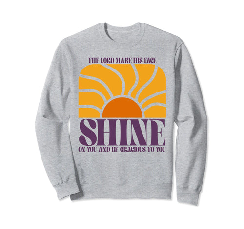 Shine Groovy Boho Sun Jesus Sweatshirt - Streetwear Style for Adults - T-Shirt, Sweatshirt, Hoodie
