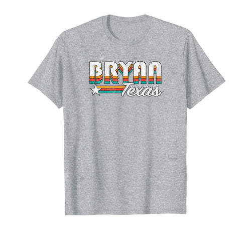 Bryan Tx Bryan Texas Rainbow T-Shirt - Unique Graphic for Adults - T-Shirt, Sweatshirt, Hoodie