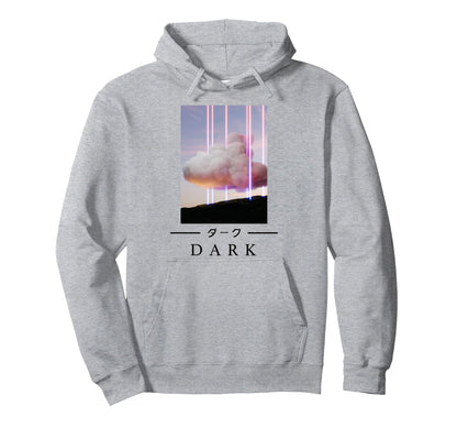 Retrowave Dark Japanese Art Aesthetic Hoodie - Streetwear Style for Adults - T-Shirt, Sweatshirt, Hoodie