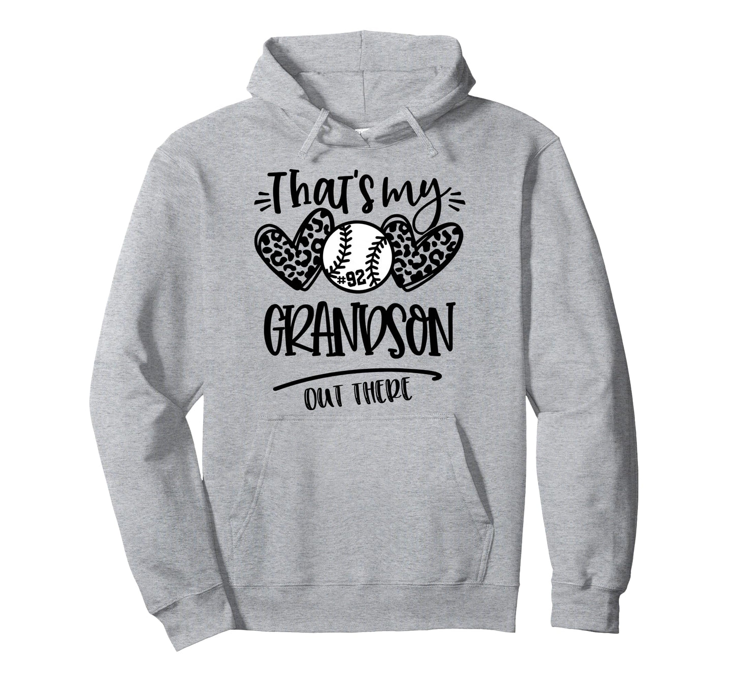 Thats My Grandson Out There Number 92 Hoodie - Unique Graphic Men Women - T-Shirt, Sweatshirt, Hoodie