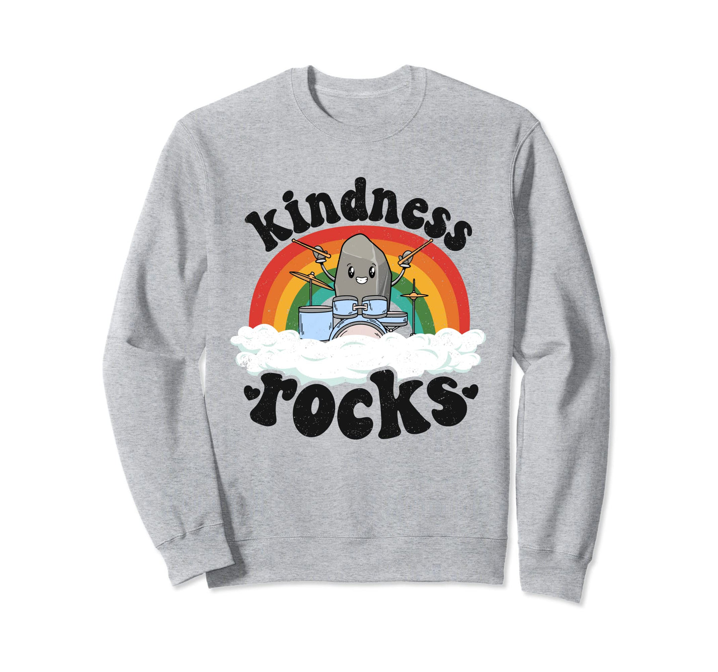 Anti Bullying Rainbow Music Teacher Sweatshirt - Trendy Graphic Men Women - T-Shirt, Sweatshirt, Hoodie