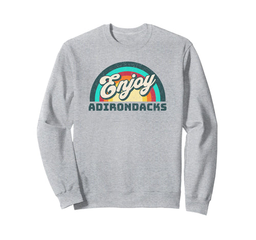 Enjoy Adirondacks New York Rainbow Sweatshirt - Streetwear Style Men Women - T-Shirt, Sweatshirt, Hoodie