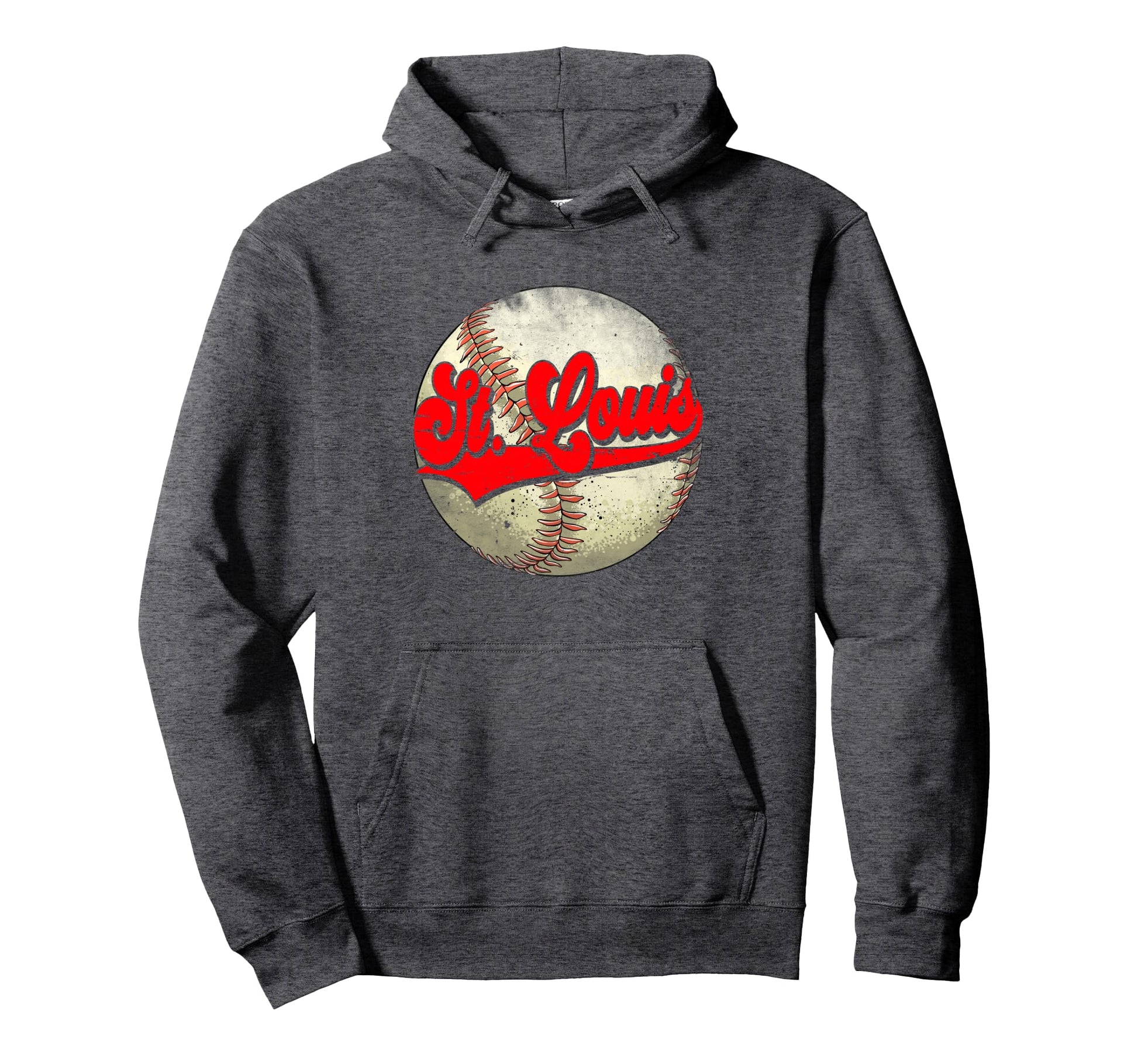 St Louis Baseball Player And Fans Hoodie - Minimalist Print Unisex - T-Shirt, Sweatshirt, Hoodie