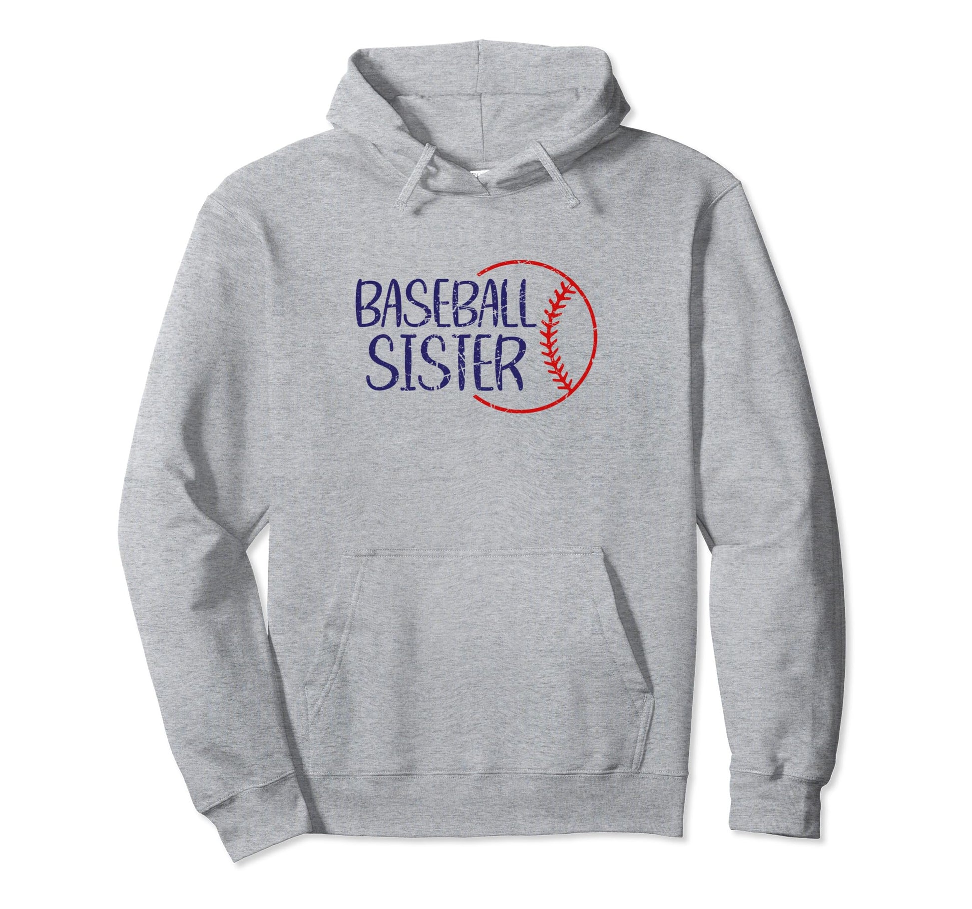 Baseball Sister Funny Sporty Hoodie - Streetwear Style for Adults - T-Shirt, Sweatshirt, Hoodie