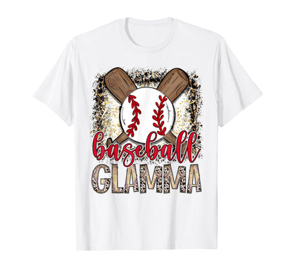 Baseball Glamma Leopard Proud T-Shirt - Casual Everyday Wear Men Women - T-Shirt, Sweatshirt, Hoodie