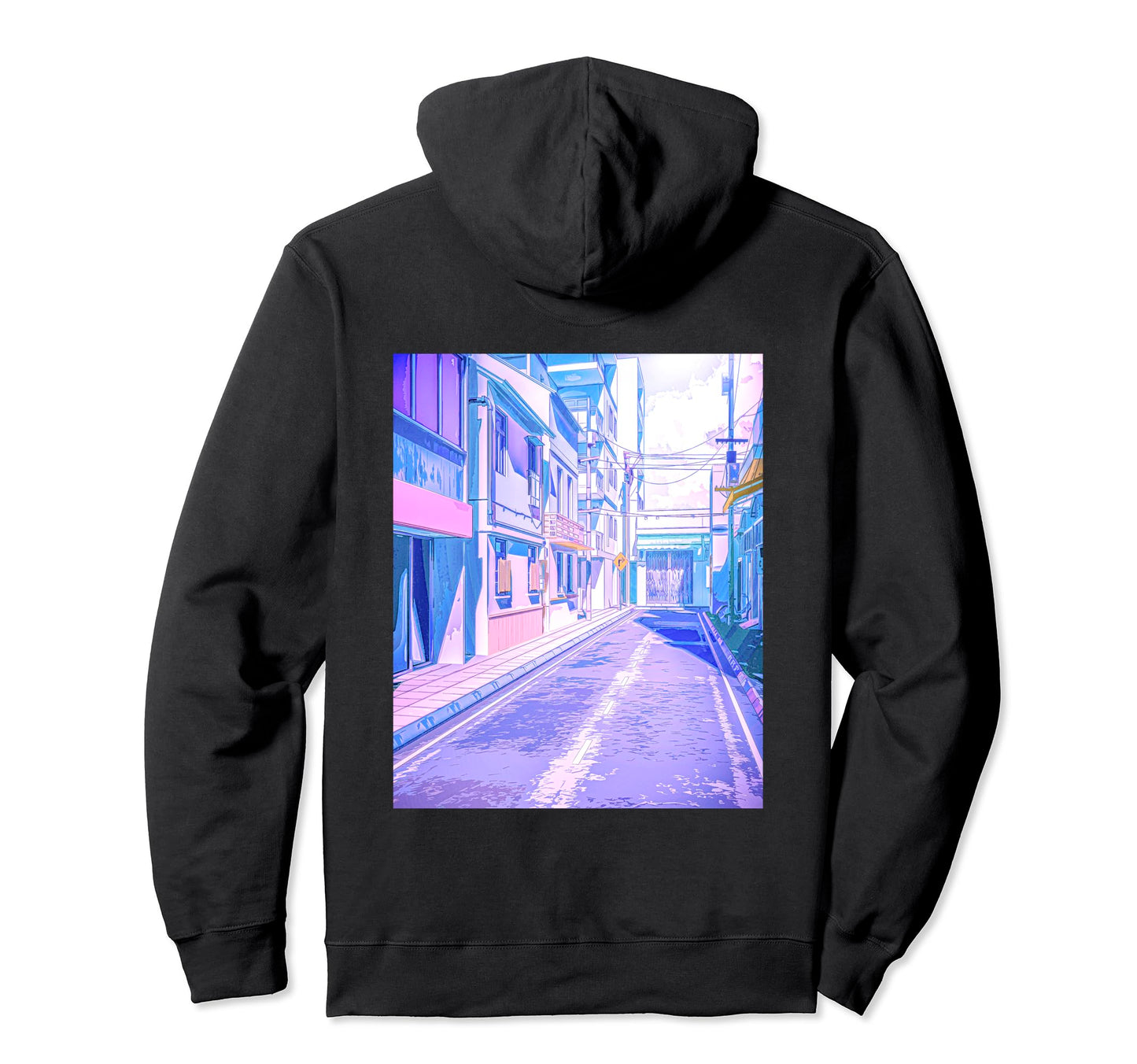 Vaporwave Aesthetic Japanese Toyko Osaka Hoodie - Unique Graphic Men Women - T-Shirt, Sweatshirt, Hoodie