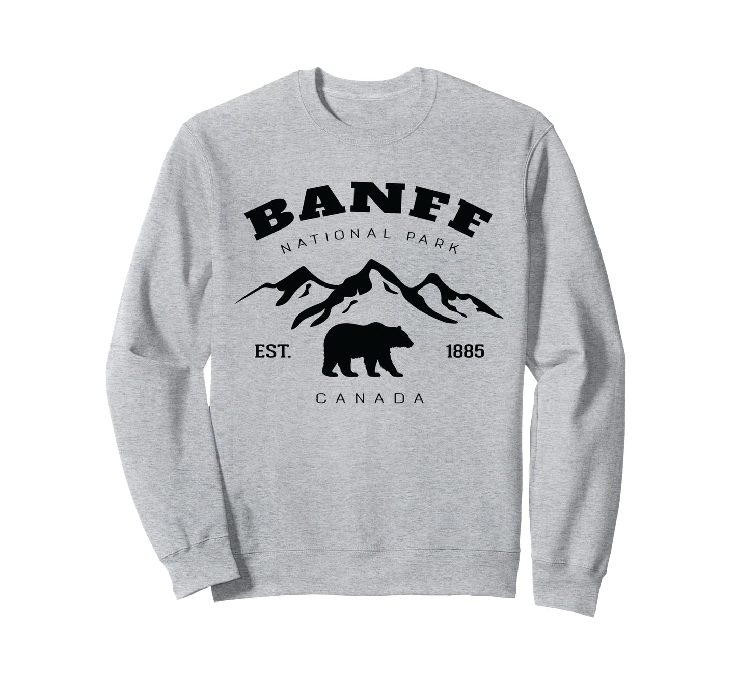 Banff National Park Canada Sweatshirt - Aesthetic Graphic Men Women - T-Shirt, Sweatshirt, Hoodie