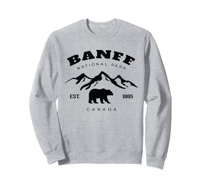 Banff National Park Canada Sweatshirt - Aesthetic Graphic Men Women - T-Shirt, Sweatshirt, Hoodie