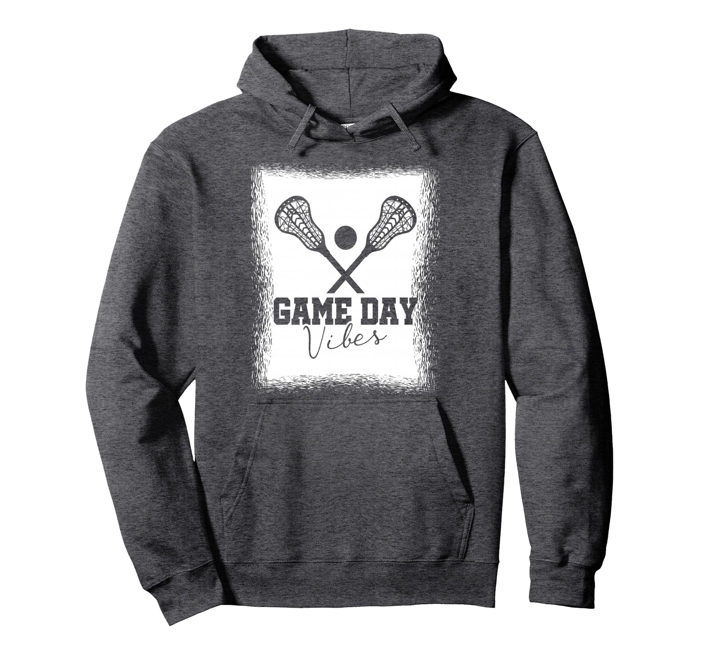 Game Day Vibes Lax Lacrosse Mom Hoodie - Novelty Apparel for Adults - T-Shirt, Sweatshirt, Hoodie