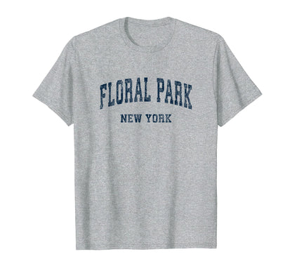 Floral Park New York Ny Varsity T-Shirt - Aesthetic Graphic Men Women - T-Shirt, Sweatshirt, Hoodie