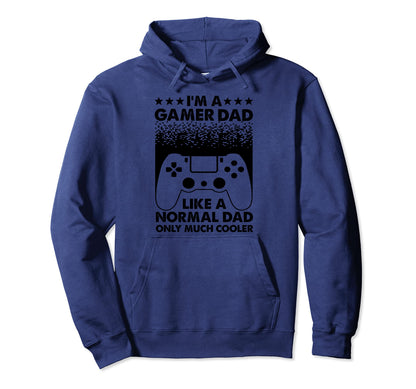 Gamer Dad Father Gaming Computer Video Hoodie - Trendy Graphic Unisex - T-Shirt, Sweatshirt, Hoodie