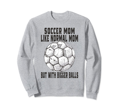 Soccer Game Day Soccer Mom Like Sweatshirt - Minimalist Print Men Women - T-Shirt, Sweatshirt, Hoodie