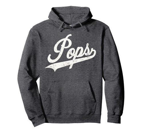 Pops Fathers Day Gift Papa Grandpa Hoodie - Trendy Graphic Men Women - T-Shirt, Sweatshirt, Hoodie