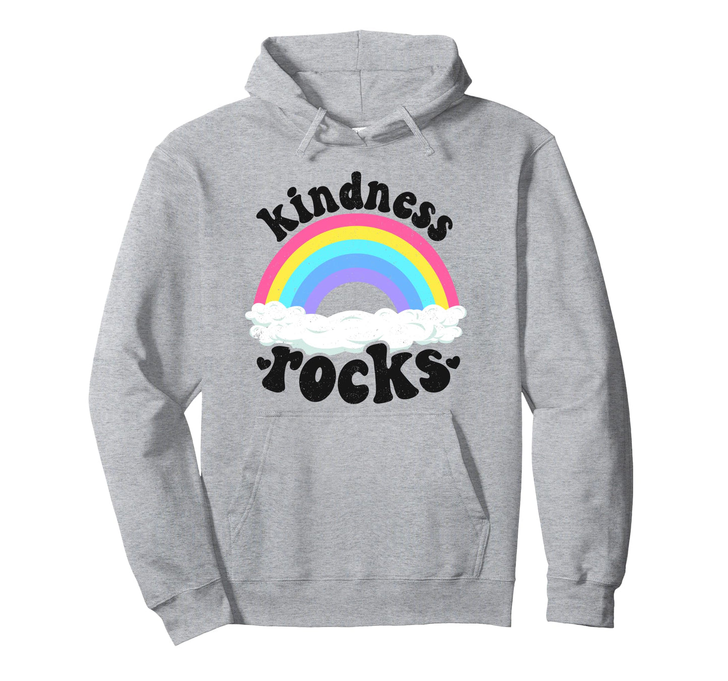 Hippie Teacher Anti Bullying Rainbow Hoodie - Custom Art Print for Adults - T-Shirt, Sweatshirt, Hoodie