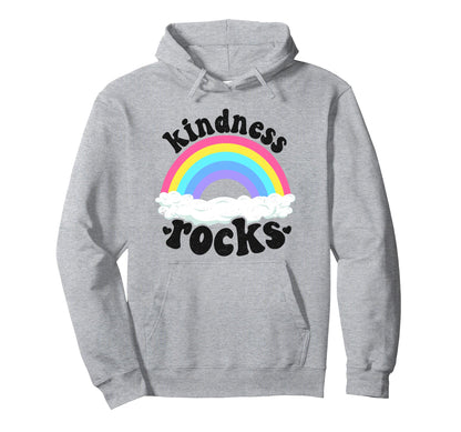 Hippie Teacher Anti Bullying Rainbow Hoodie - Custom Art Print for Adults - T-Shirt, Sweatshirt, Hoodie