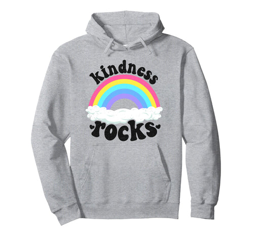 Hippie Teacher Anti Bullying Rainbow Hoodie - Custom Art Print for Adults - T-Shirt, Sweatshirt, Hoodie