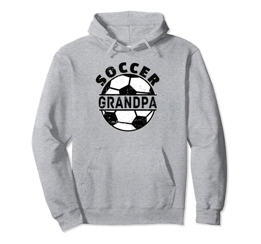 Soccer Grandpa Hoodie - Aesthetic Graphic for Adults - T-Shirt, Sweatshirt, Hoodie