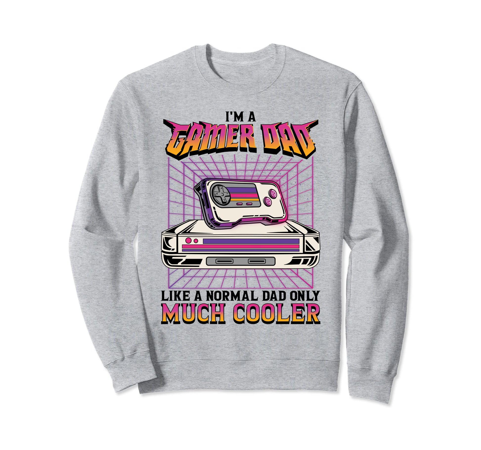Im Gamer Dad Daddy Papa Fathers Day Sweatshirt - Graphic Print Men Women - T-Shirt, Sweatshirt, Hoodie