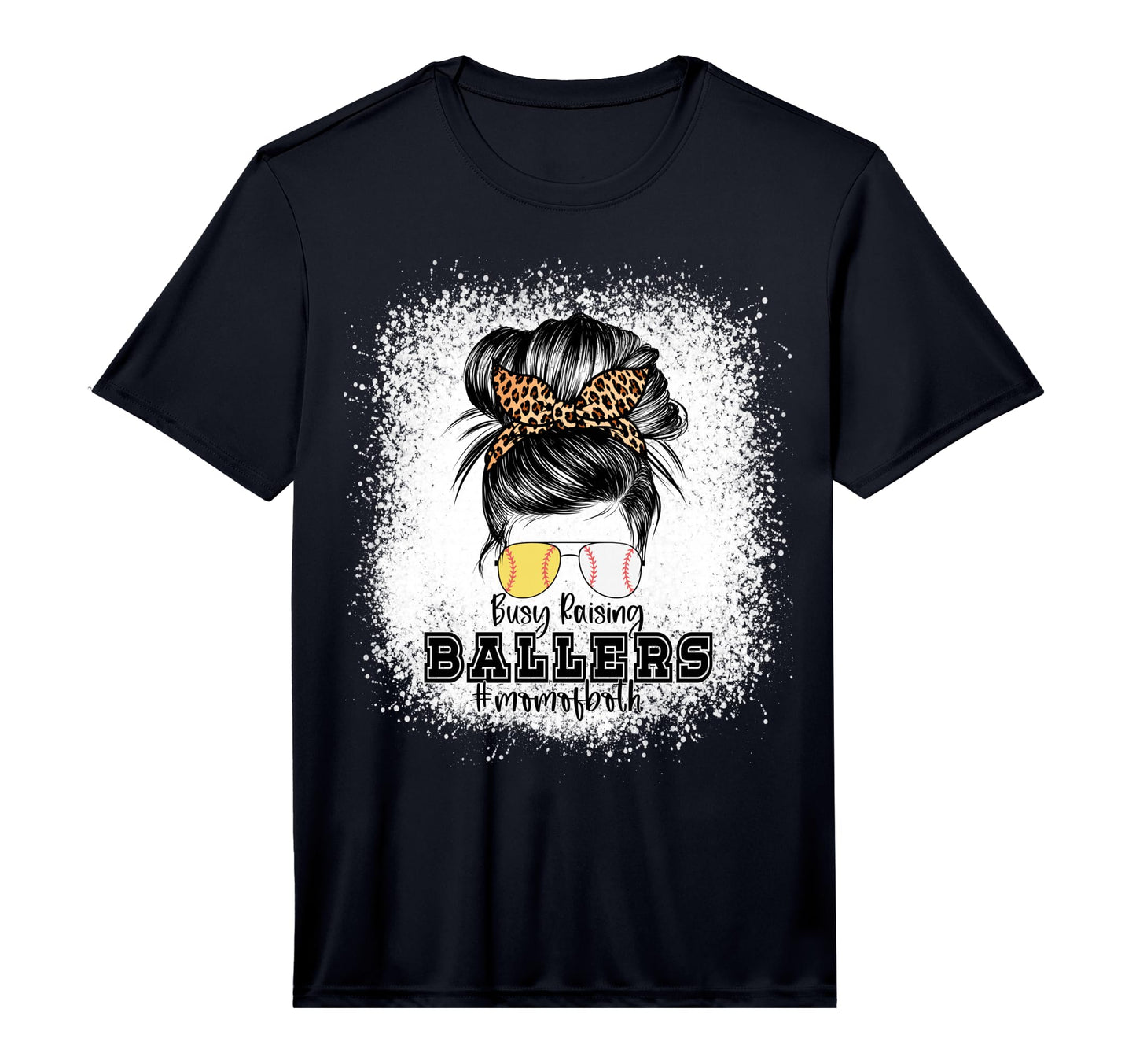 Baseball Softball Busy Raising Ballers T-Shirt - Unique Graphic for Adults - T-Shirt, Sweatshirt, Hoodie