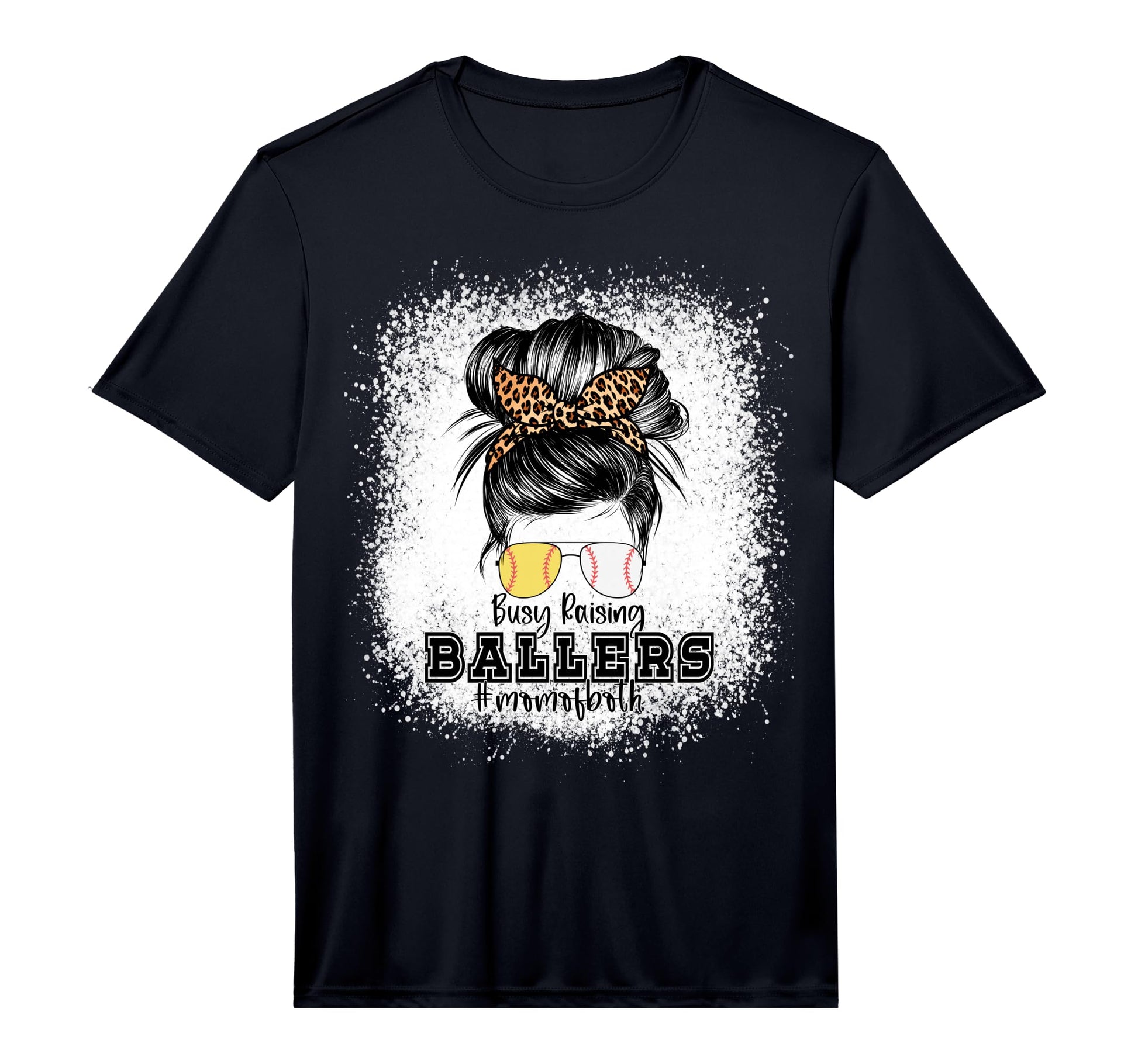 Baseball Softball Busy Raising Ballers T-Shirt - Unique Graphic for Adults - T-Shirt, Sweatshirt, Hoodie