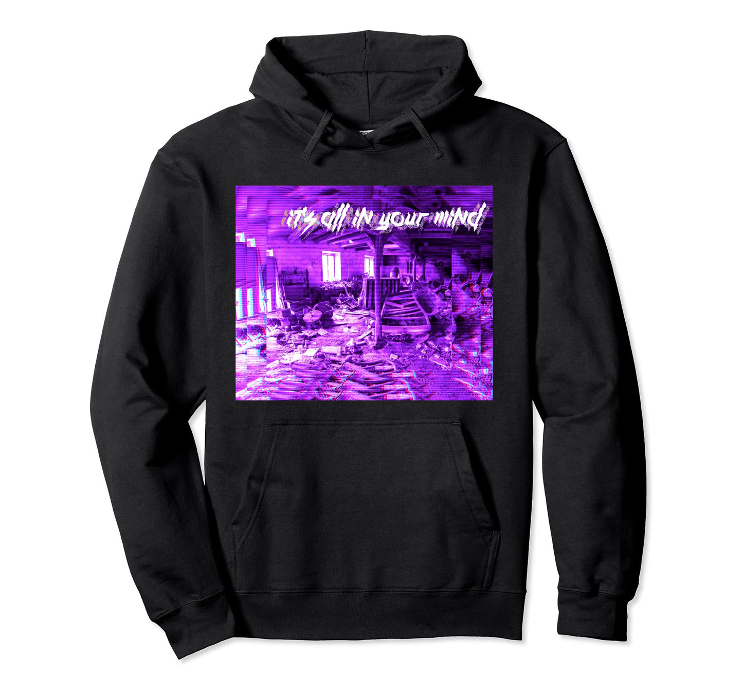 Vaporwave Aesthetic Its All Your Mind Hoodie - Novelty Apparel Unisex - T-Shirt, Sweatshirt, Hoodie