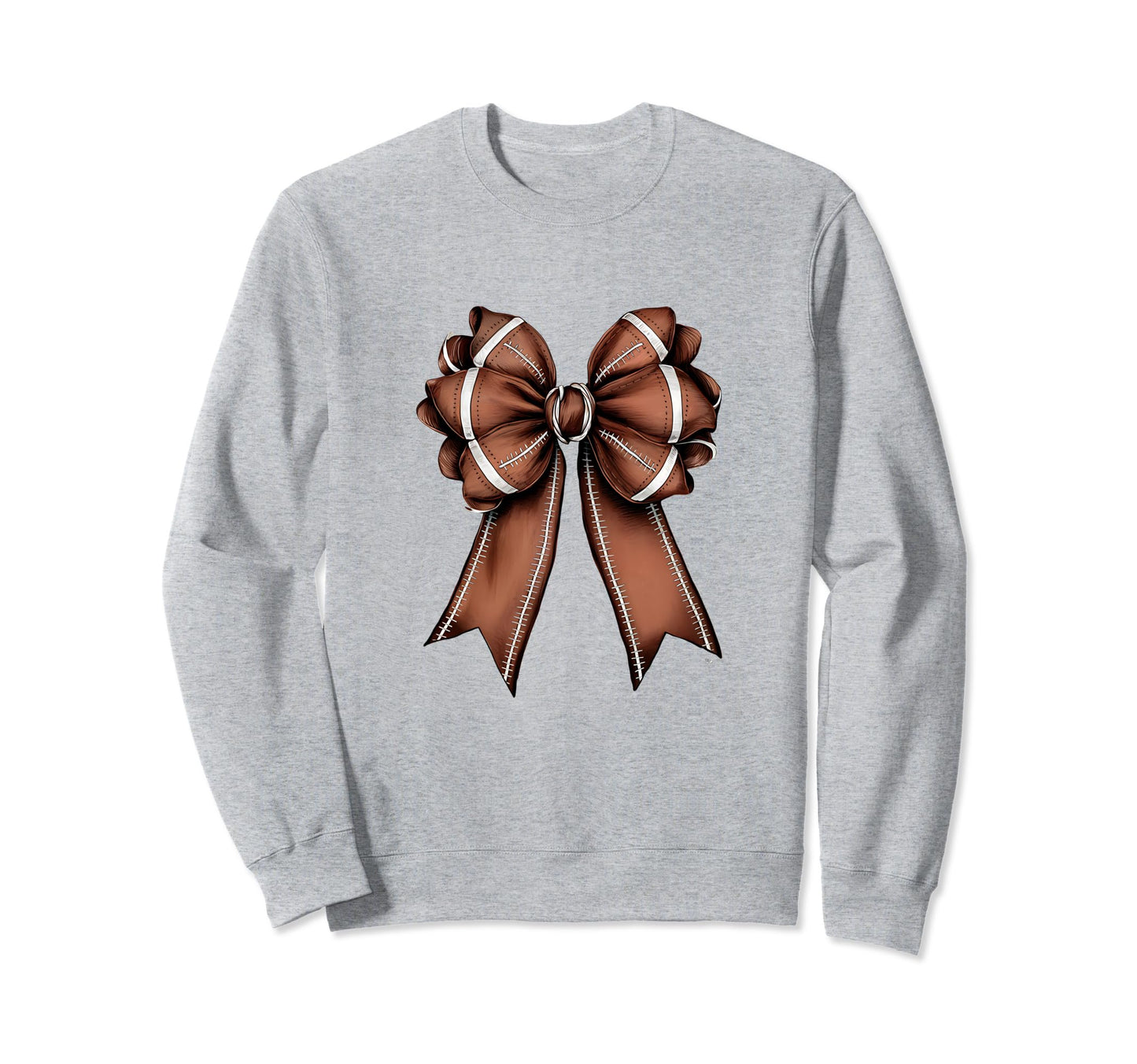 Womens Moms Coquette Bow Football Sweatshirt - Trendy Graphic Men Women - T-Shirt, Sweatshirt, Hoodie