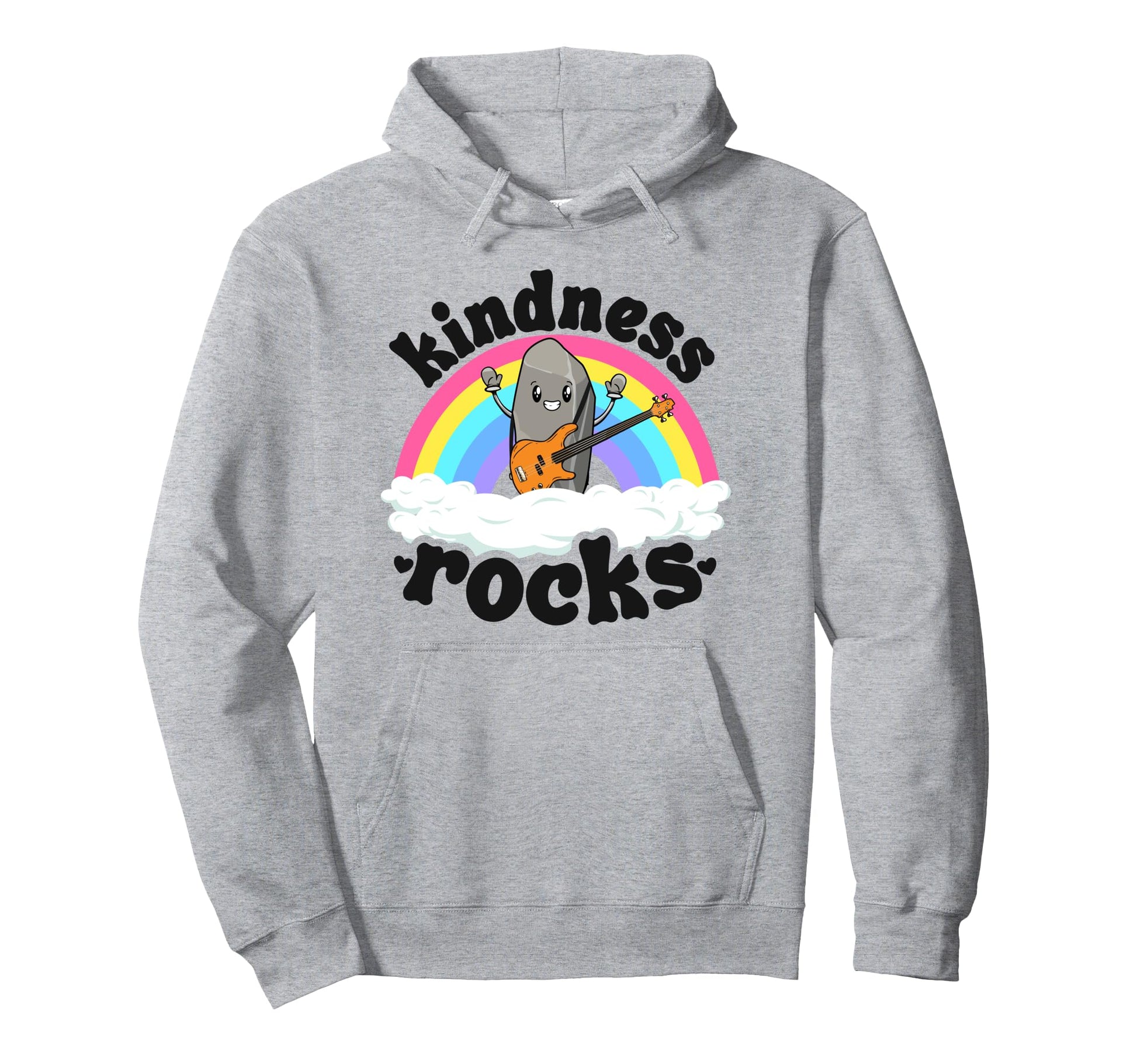 Anti Bullying Rainbow Hippie Music Teacher Hoodie - Unique Graphic Unisex - T-Shirt, Sweatshirt, Hoodie