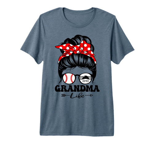 Grandma Life Messy Bun Hair Funny Swim T-Shirt - Fun Novelty Design Unisex - T-Shirt, Sweatshirt, Hoodie