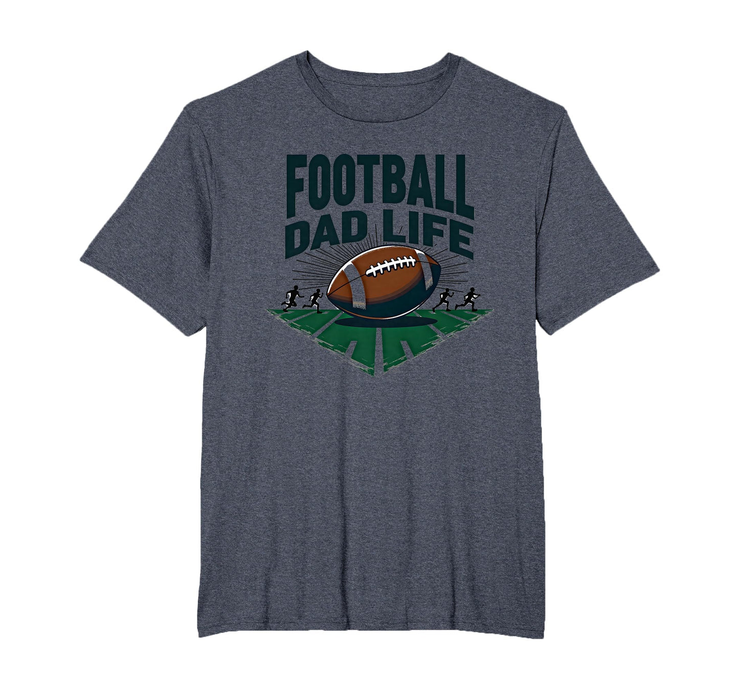 Football Dad Life Proud Father Game T-Shirt - Minimalist Print for Adults - T-Shirt, Sweatshirt, Hoodie