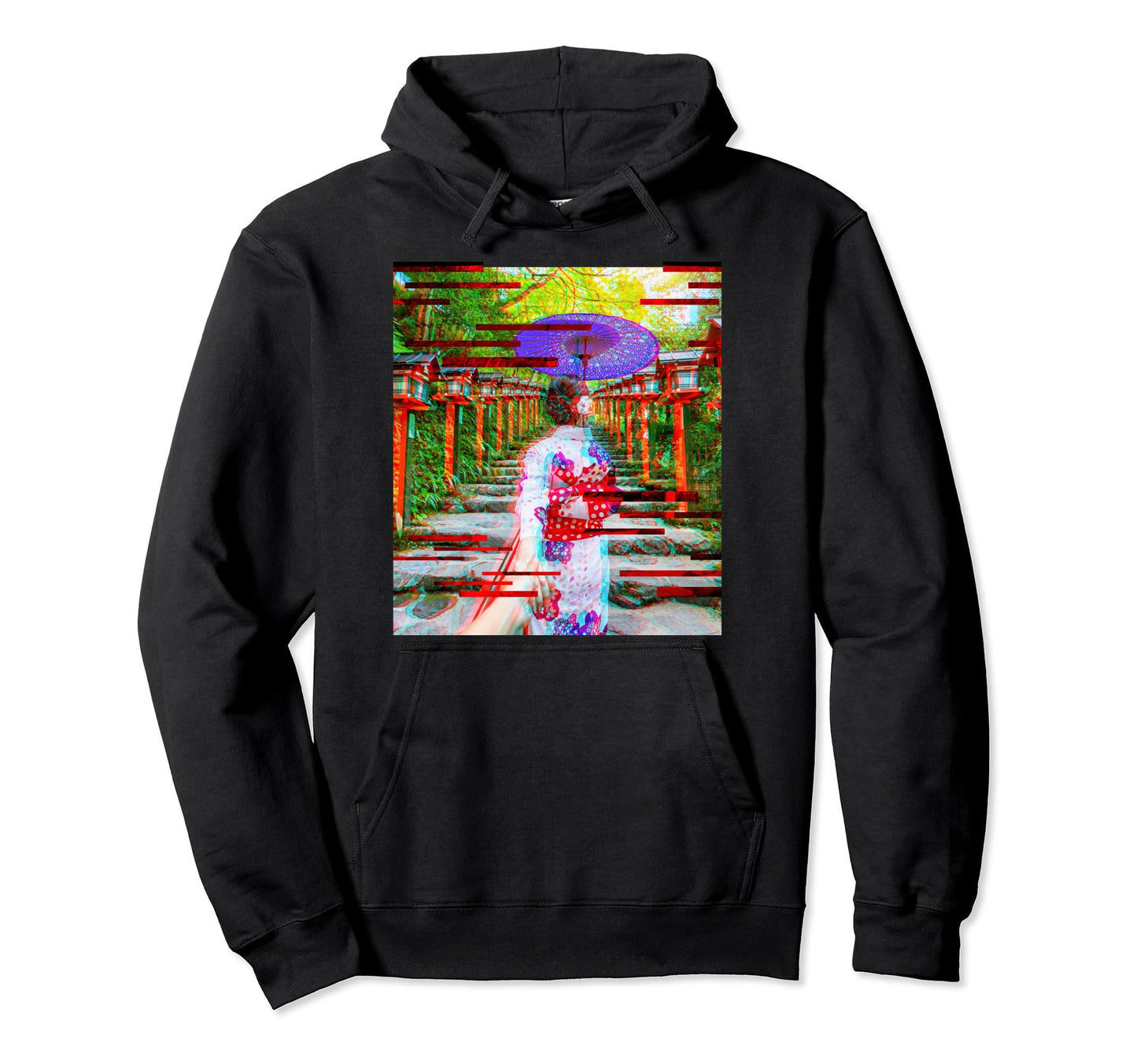 Japanese Traditional Kimono Aesthetic Hoodie - Trendy Graphic Men Women - T-Shirt, Sweatshirt, Hoodie