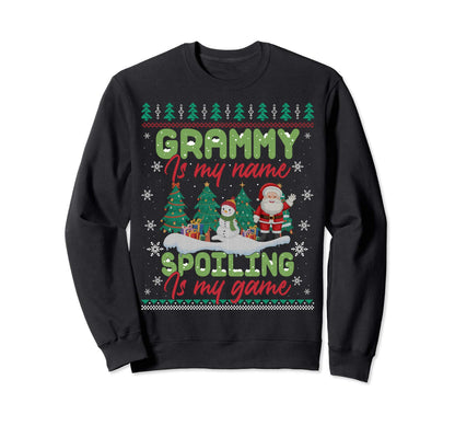 Grammy Is My Name Spoiling Is My Sweatshirt - Fun Novelty Design Men Women - T-Shirt, Sweatshirt, Hoodie