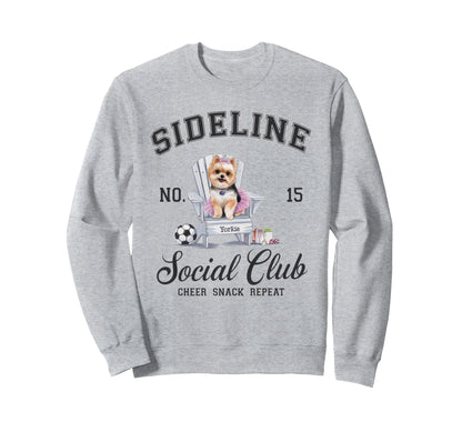 Sideline Social Club Soccer Mom Game Sweatshirt - Graphic Print Men Women - T-Shirt, Sweatshirt, Hoodie