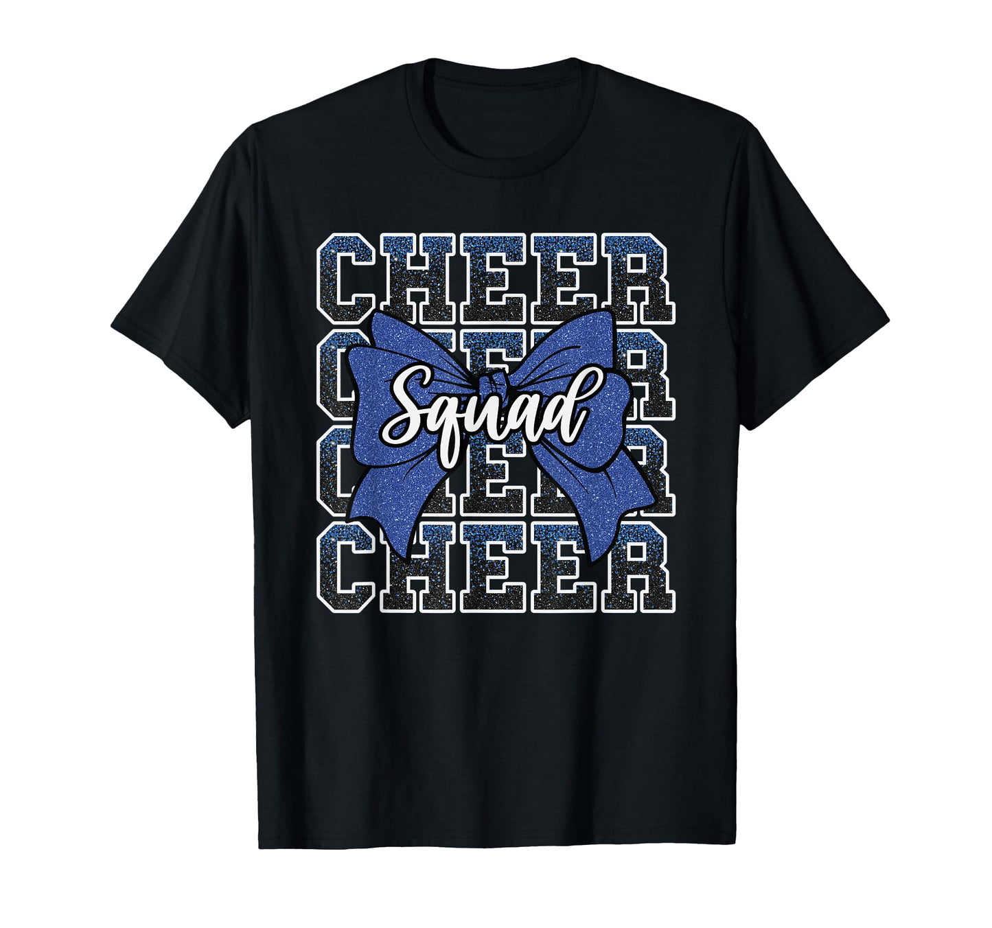 Blue Cheer Squad Funny Sport Cheerleader T-Shirt - Graphic Print Unisex - T-Shirt, Sweatshirt, Hoodie