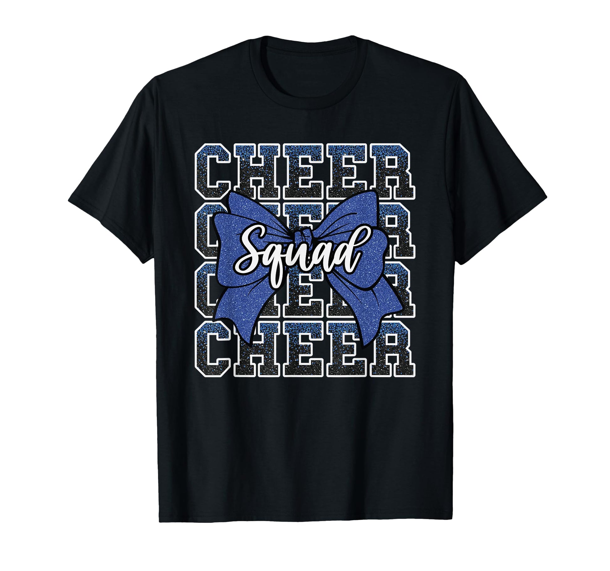 Blue Cheer Squad Funny Sport Cheerleader T-Shirt - Graphic Print Unisex - T-Shirt, Sweatshirt, Hoodie