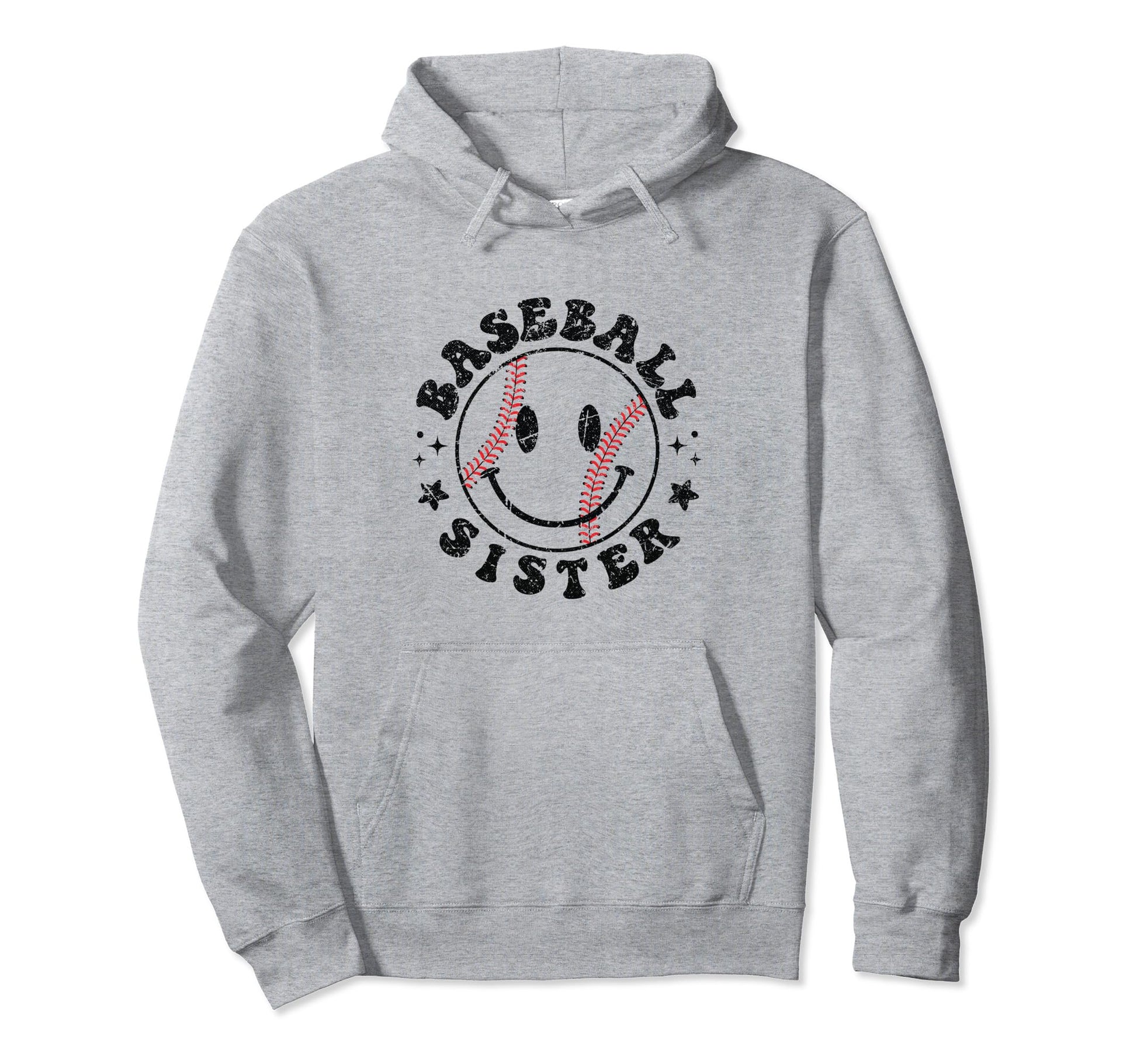 Baseball Sister Funny Sporty Hoodie - Minimalist Print Unisex - T-Shirt, Sweatshirt, Hoodie