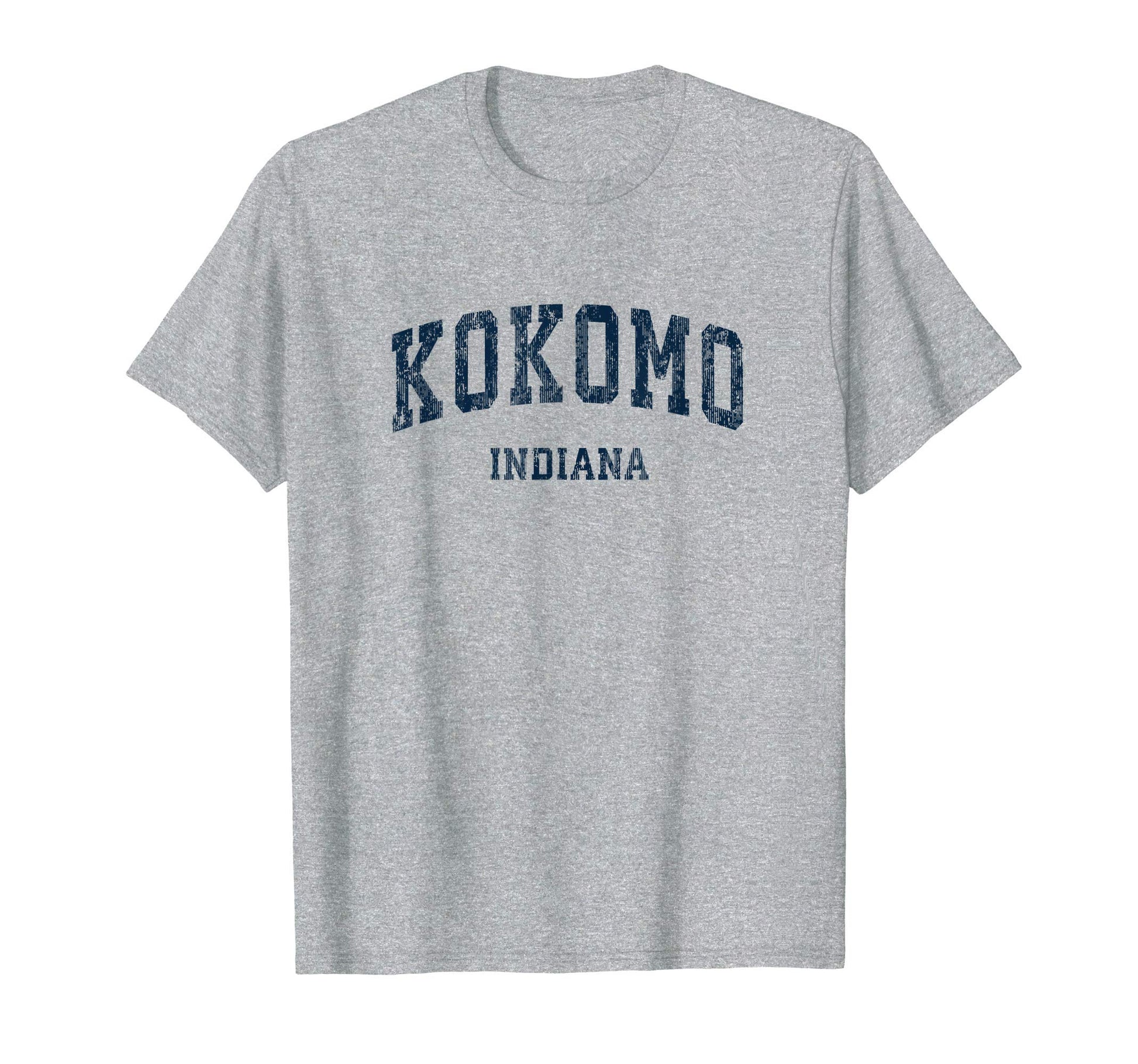 Kokomo Indiana Varsity Sports Navy T-Shirt - Fun Novelty Design for Adults - T-Shirt, Sweatshirt, Hoodie