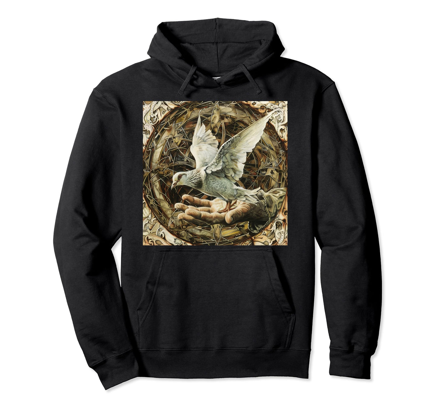 Peace Dove Peace Symbol Love Dove Hoodie - Novelty Apparel Unisex - T-Shirt, Sweatshirt, Hoodie
