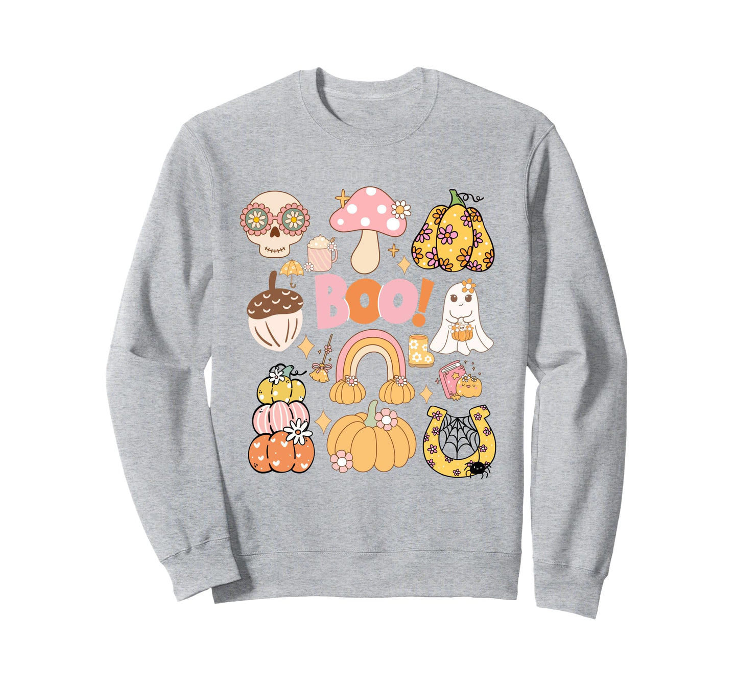 Floral Fall Boho And Sweatshirt - Unique Graphic for Adults - T-Shirt, Sweatshirt, Hoodie